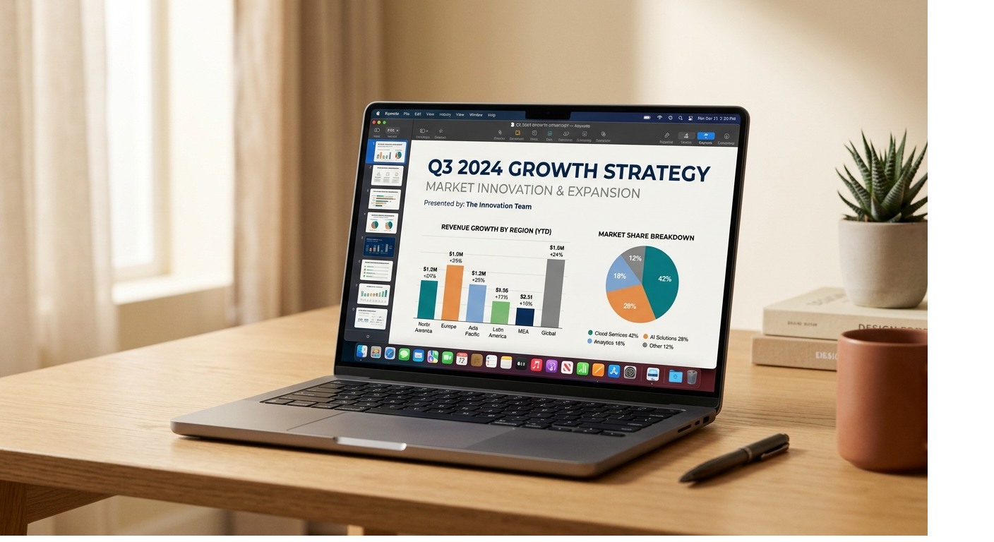 Professional presentation slide design by PresentSlide