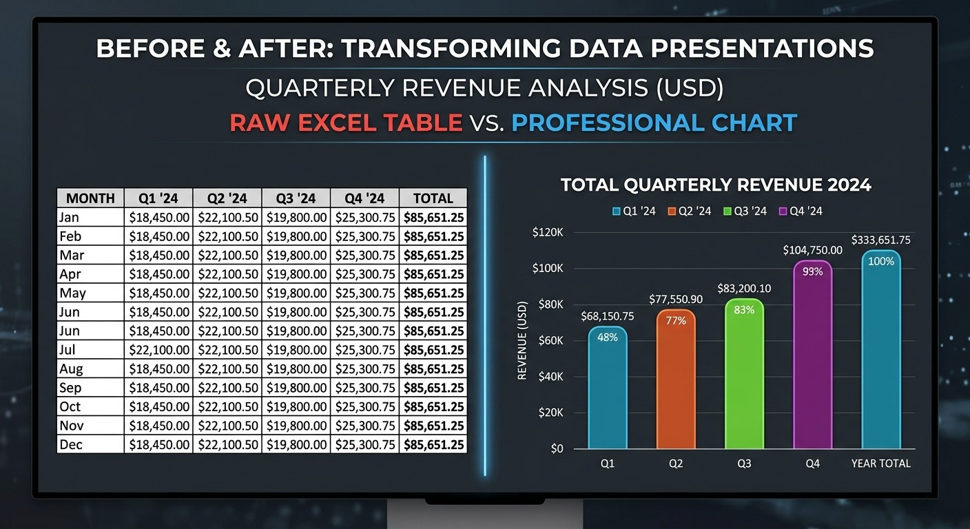 Slide redesign before and after example 2